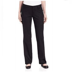 1 Pairs Dickies Women's Black Straight Leg Pants Nwt Size 2